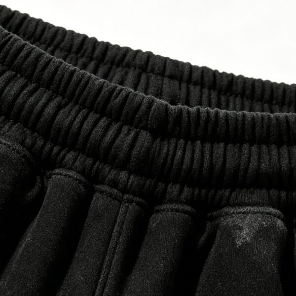 Custom Mirrored Panel Cropped Streetwear Pants - Style A74590 - product detail view 3 Custom Mirrored Panel Cropped Streetwear Pants - Style A74590 - product detail view 3