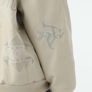 Custom Mirrored Panel Streetwear Jacket CUS2404AP2021AW-041 - Style D881C7