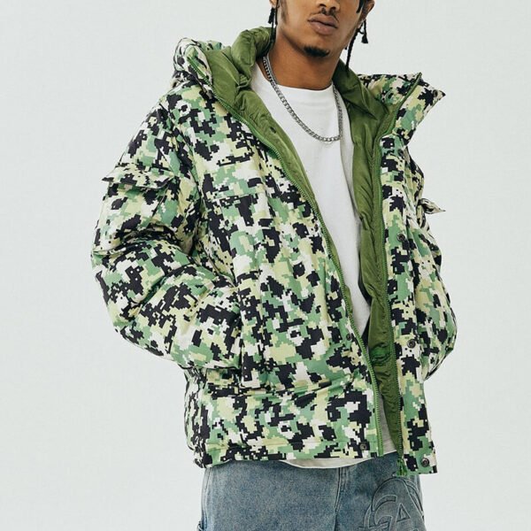 Custom Mirrored Panel Streetwear Jacket CUS2404AP2021AW-041 - Style D881C7 - product detail view 5