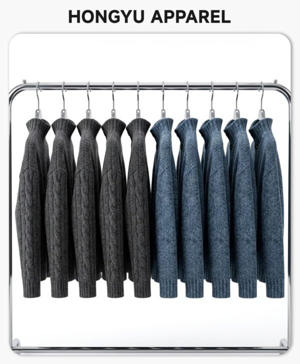 Custom Mock-Neck Textured Knit Cardigan - Style 907E67 - product detail view 4 Custom Mock-Neck Textured Knit Cardigan - Style 907E67 - product detail view 4