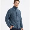 Custom Mock-Neck Textured Knit Cardigan - Style 907E67 - product detail view 12 Custom Mock-Neck Textured Knit Cardigan - Style 907E67 - product detail view 12