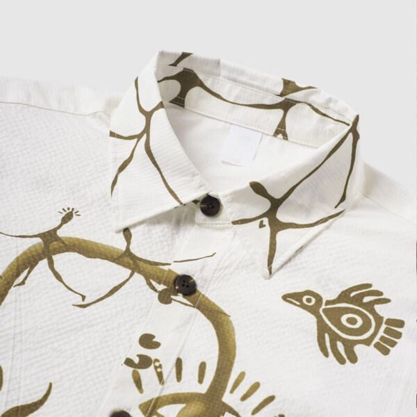 Custom Mural Print Seersucker Long Sleeve Shirt - Style 403807 - product detail view 15 Custom Mural Print Seersucker Long Sleeve Shirt - Style 403807 - product detail view 15