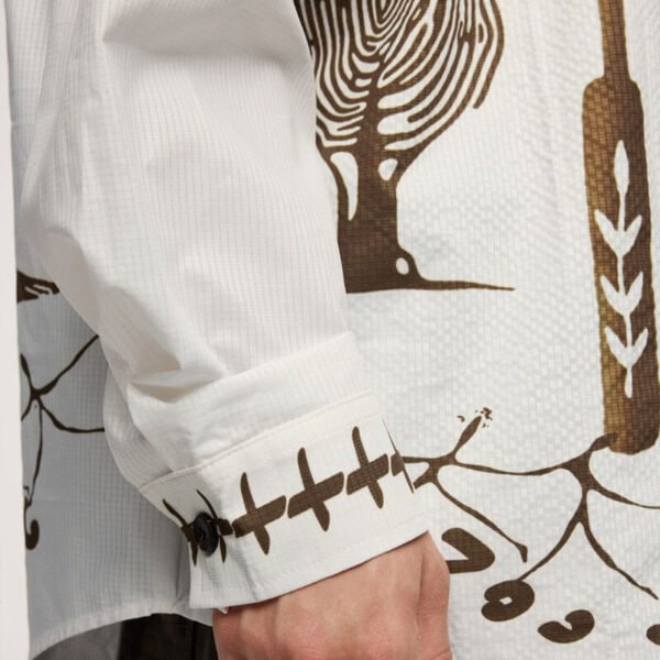 Custom Mural Print Seersucker Long Sleeve Shirt - Style 403807 - product detail view 16 Custom Mural Print Seersucker Long Sleeve Shirt - Style 403807 - product detail view 16