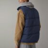 Custom Navy Quilted Puffer Vest - Style 5BEF9D - product detail view 2