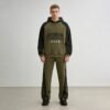 Custom Olive Washed Raglan Tracksuit - VW-3228 - Style 3228D5 - product detail view 2 Custom Olive Washed Raglan Tracksuit - VW-3228 - Style 3228D5 - product detail view 2
