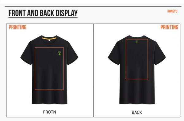 Custom 200 GSM Outdoor Crewneck T-Shirt - Style BCAFDD - product detail view 12 Custom 200 GSM Outdoor Crewneck T-Shirt - Style BCAFDD - product detail view 12