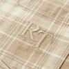 Custom Oversize Plaid Short-Sleeve Button-Up Shirt - Style 87C5C3 - product detail view 7