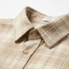 Custom Oversize Plaid Short-Sleeve Button-Up Shirt - Style 87C5C3 - product detail view 8