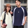 Custom 240 GSM Colorblock Oversize Pocket T-Shirt - Style D8E327 - product detail view 11 Custom 240 GSM Colorblock Oversize Pocket T-Shirt - Style D8E327 - product detail view 11