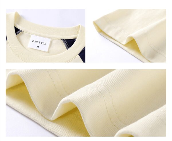 Custom 240 GSM Colorblock Oversize Pocket T-Shirt - Style D8E327 - product detail view 8 Custom 240 GSM Colorblock Oversize Pocket T-Shirt - Style D8E327 - product detail view 8