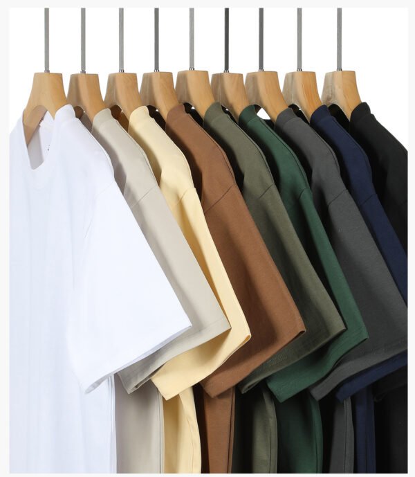 Custom Oversized 280 GSM Long-Staple Cotton T-Shirt - Style 2C5B8B - product detail view 15