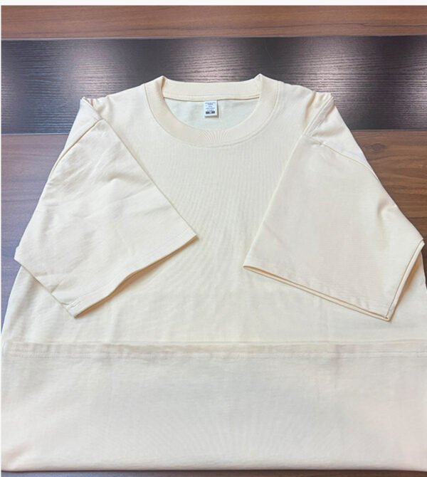 Custom Oversized 280 GSM Long-Staple Cotton T-Shirt - Style 2C5B8B - product detail view 18