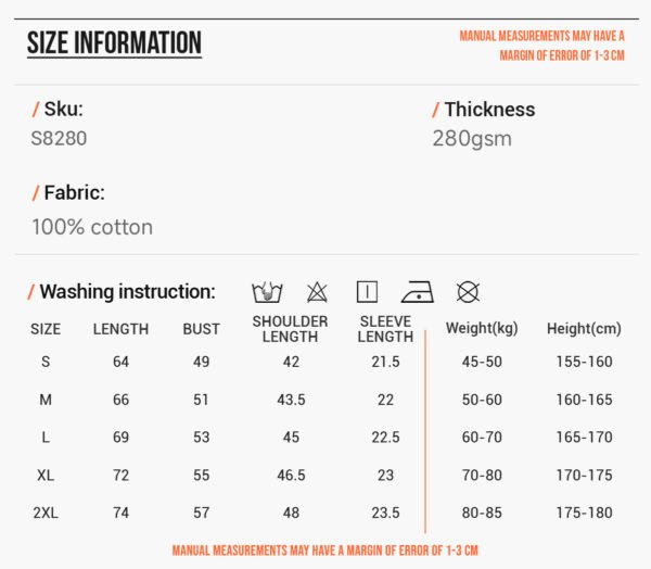Custom Oversized 280 GSM Long-Staple Cotton T-Shirt - Style 2C5B8B - product detail view 5
