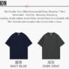 Custom Oversized 280 GSM Long-Staple Cotton T-Shirt - Style 2C5B8B - product detail view 6