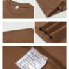 Custom Oversized 280 GSM Long-Staple Cotton T-Shirt - Style 2C5B8B - product detail view 11