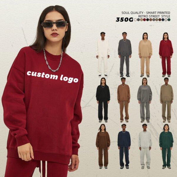 Custom Oversized 350 GSM Fleece Sweatshirt | - Style DD34A4 Custom Oversized 350 GSM Fleece Sweatshirt | - Style DD34A4