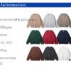 Custom Oversized 350 GSM Fleece Sweatshirt | - Style DD34A4 - product detail view 5 Custom Oversized 350 GSM Fleece Sweatshirt | - Style DD34A4 - product detail view 5