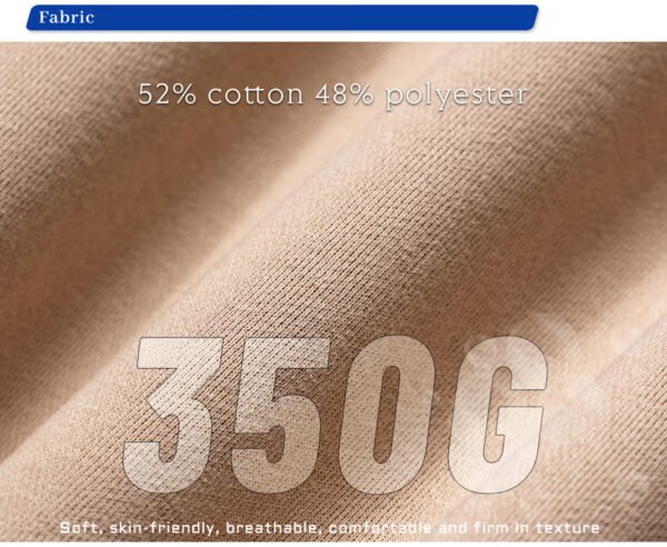 Custom Oversized 350 GSM Fleece Sweatshirt | - Style DD34A4 - product detail view 8 Custom Oversized 350 GSM Fleece Sweatshirt | - Style DD34A4 - product detail view 8