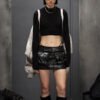 Custom Vintage-Washed Oversized Bomber Jacket - Style 49E561 - product detail view 10