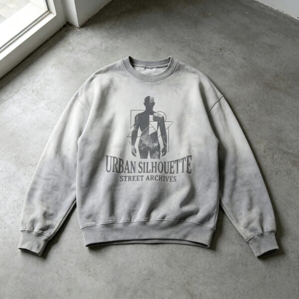 Custom Spray-Dye Graphic Oversized Crewneck - Style 3D8161 - product detail view 6 Custom Spray-Dye Graphic Oversized Crewneck - Style 3D8161 - product detail view 6