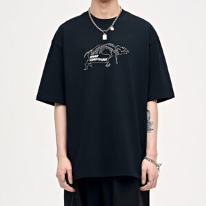 Custom Oversized Dark Graphic T-Shirt - Style 783408