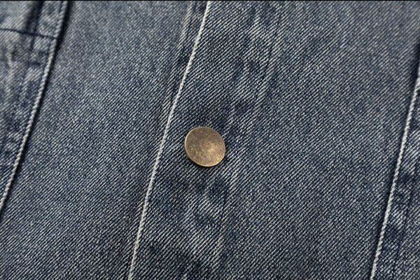 Custom Oversized Short Sleeve Denim Shirt - Style 121F1C - product detail view 7