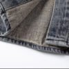 Custom Oversized Short Sleeve Denim Shirt - Style 121F1C - product detail view 8