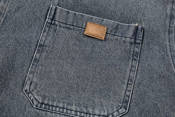 Custom Oversized Short Sleeve Denim Shirt - Style 121F1C - product detail view 9