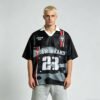 Custom Oversized Digital-Print Mesh Soccer Jersey - Style 64A832 - product detail view 8