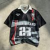 Custom Oversized Digital-Print Mesh Soccer Jersey - Style 64A832 - product detail view 9