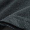 Custom Oversized Direct-Print Streetwear T-Shirt - Style 2E8D04 Close-up of the seam and fabric texture of a dark grey t-shirt.