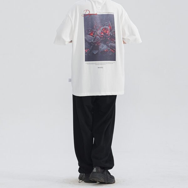 Custom Oversized Direct-Print Streetwear T-Shirt - Style 2E8D04 - product detail view 4 Custom Oversized Direct-Print Streetwear T-Shirt - Style 2E8D04 - product detail view 4
