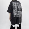 Custom Oversized Direct Print Short Sleeve T-Shirt - Style 74C29D - product detail view 2 Custom Oversized Direct Print Short Sleeve T-Shirt - Style 74C29D - product detail view 2