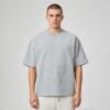 Custom Oversized Embossed Graphic T-Shirt - Style F0039E - product detail view 5 Custom Oversized Embossed Graphic T-Shirt - Style F0039E - product detail view 5