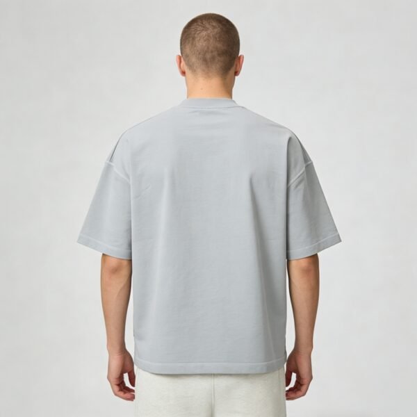 Custom Oversized Embossed Graphic T-Shirt - Style F0039E - product detail view 7 Custom Oversized Embossed Graphic T-Shirt - Style F0039E - product detail view 7