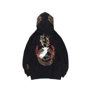 Custom Oversized Embroidered Pullover Hoodie - Style 52C539