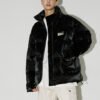Custom Oversized Glossy Puffer Jacket - Style 8CA091 - product detail view 2 Custom Oversized Glossy Puffer Jacket - Style 8CA091 - product detail view 2