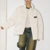 Custom Oversized Glossy Puffer Jacket - Style 8CA091 - product detail view 3 Custom Oversized Glossy Puffer Jacket - Style 8CA091 - product detail view 3