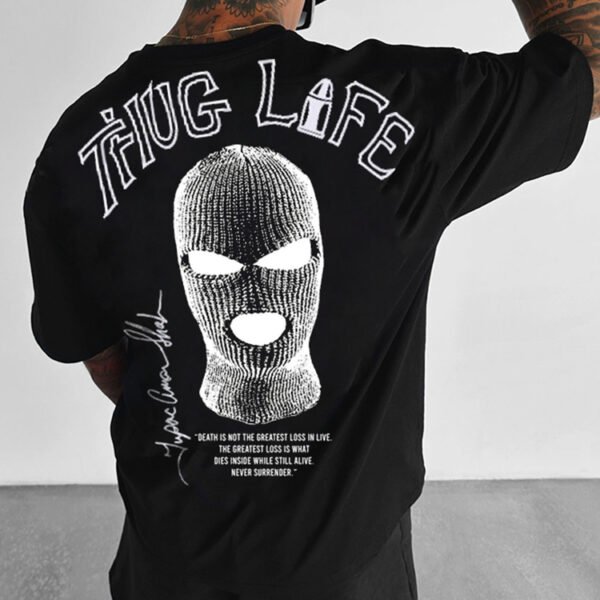 Custom Oversized Graphic Back Print T-Shirt - 1E13A1115F574792 - Style 1E13A1 - product detail view 5 Custom Oversized Graphic Back Print T-Shirt - 1E13A1115F574792 - Style 1E13A1 - product detail view 5