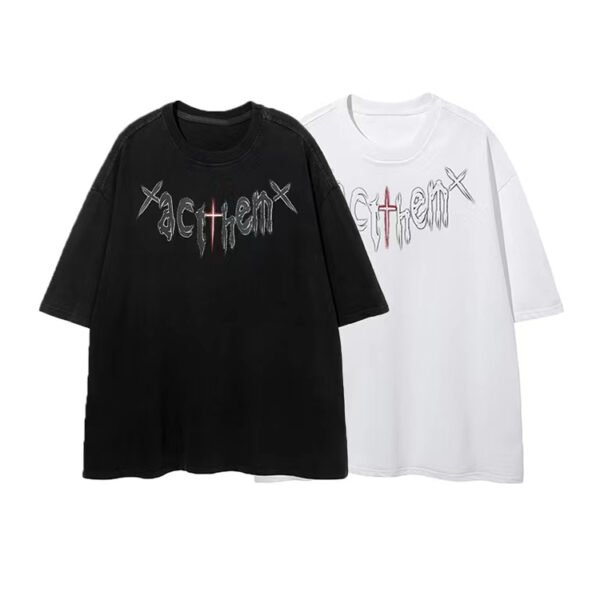 Custom Oversized Graphic Cotton Jersey T-Shirt | VW-DF9C - Style DF9C41 - product detail view 10 Custom Oversized Graphic Cotton Jersey T-Shirt | VW-DF9C - Style DF9C41 - product detail view 10