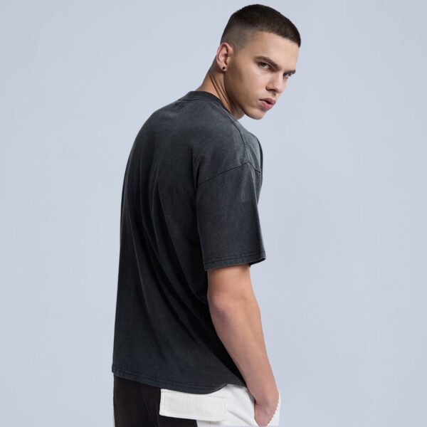 Custom Oversized Graphic Cotton T-Shirt - 14C0 - Style 14C0CA - product detail view 3 Custom Oversized Graphic Cotton T-Shirt - 14C0 - Style 14C0CA - product detail view 3
