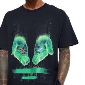Custom Oversized Graphic Crew Neck T-Shirt - Style 3B0DB5