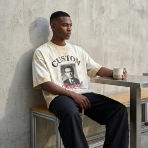 Custom Oversized Graphic Crewneck Sweatshirt - Style 5AB74A