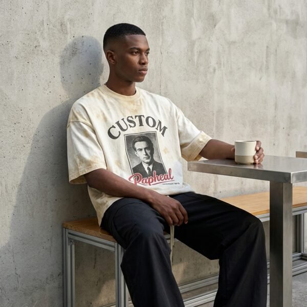 Custom Oversized Graphic Crewneck Sweatshirt - Style 5AB74A