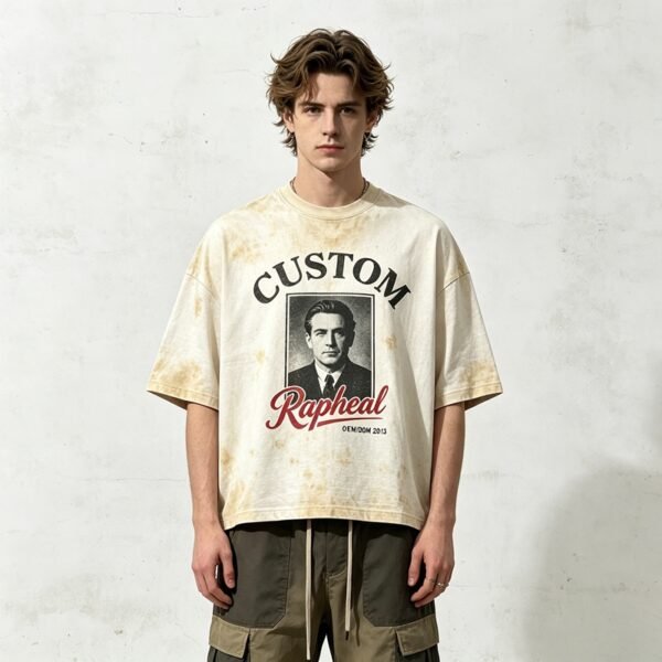 Custom Oversized Graphic Crewneck Sweatshirt - Style 5AB74A - product detail view 7