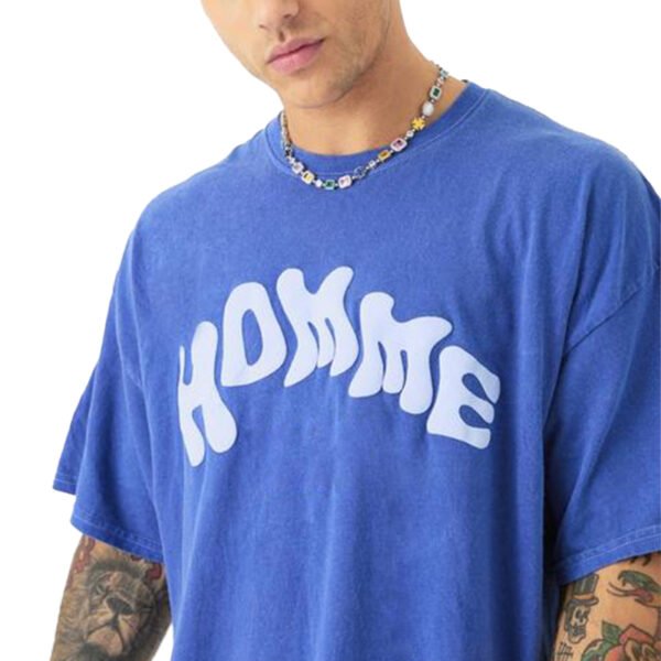 Custom Oversized Graphic Crewneck T-Shirt - Style 3811FB - product detail view 4 Custom Oversized Graphic Crewneck T-Shirt - Style 3811FB - product detail view 4