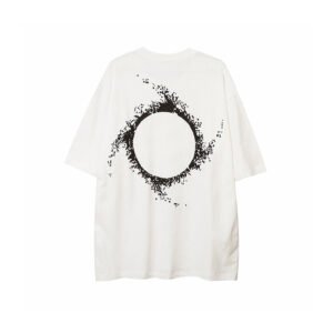 Custom Oversized Graphic Crewneck Short-Sleeve Top - Style 475AE2
