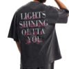 Custom Oversized Tooth Graphic Digital-Print T-Shirt - Style 2B1C1B - product detail view 2