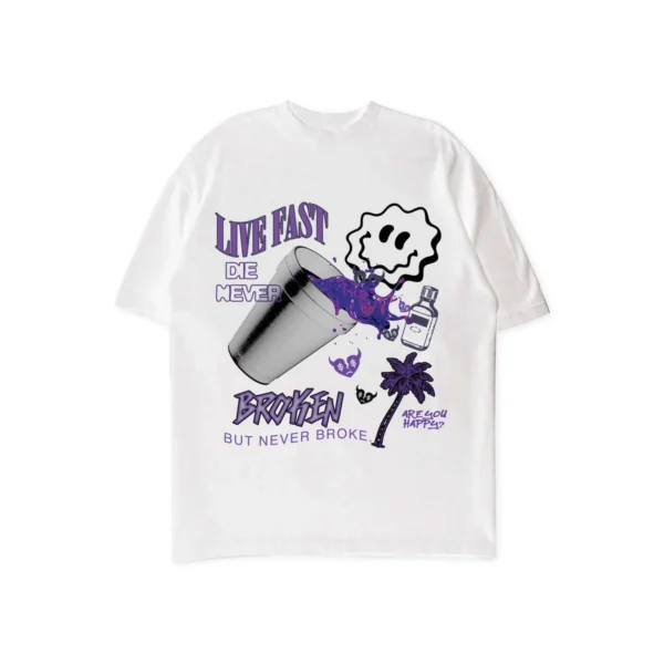 Custom Graphic Oversized Streetwear T-Shirt - Style 9D17BD