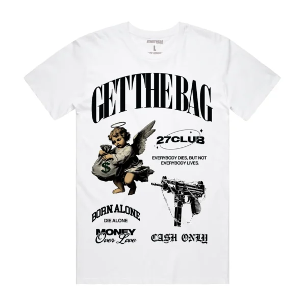 Custom Oversized Graphic Streetwear Tee - Style 1B1A45 - product detail view 4